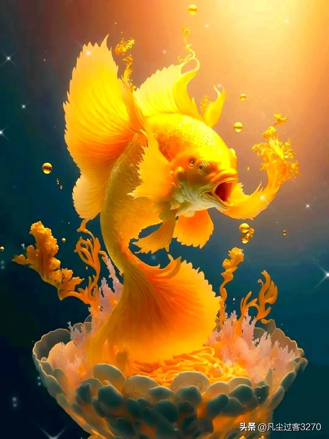 招财锦鲤动感壁纸高清大放送，幸运降临你的手机！