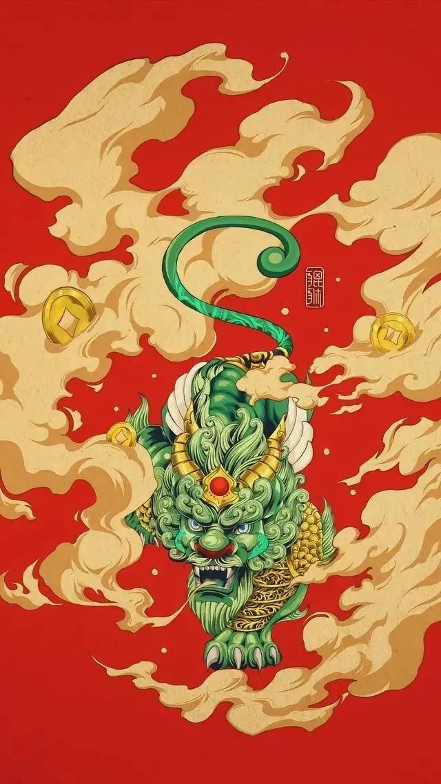 招财貔貅手机壁纸高清，文化与科技的魅力融合