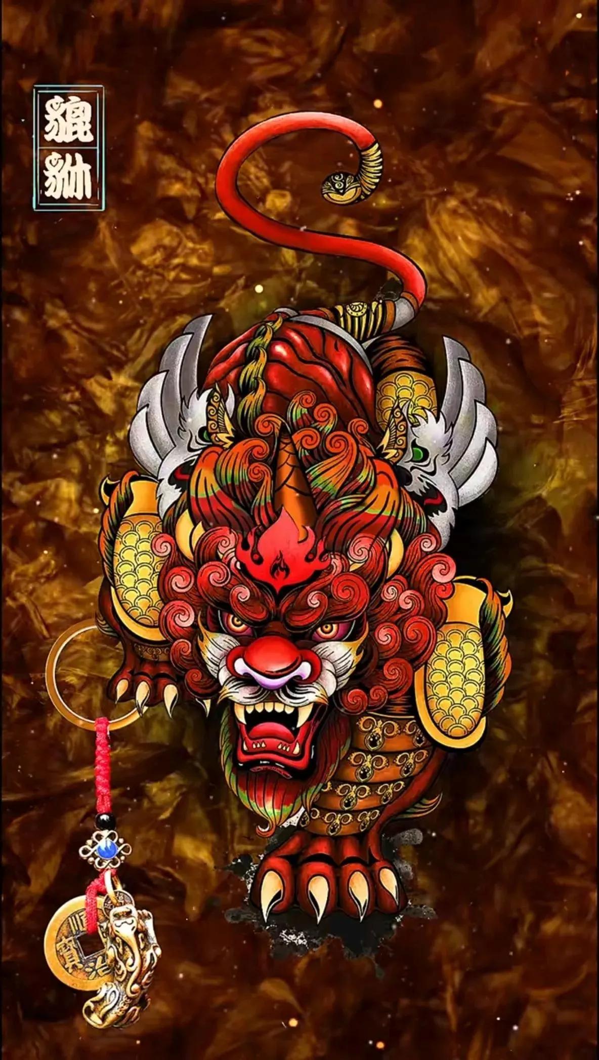 招财进宝主题手机壁纸，高清时尚引领新潮流