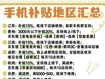 河北地区手机国家补贴领取全攻略