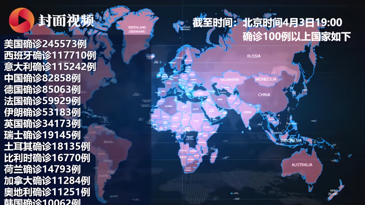 全球新冠疫情数据地图，追踪病毒蔓延的轨迹
