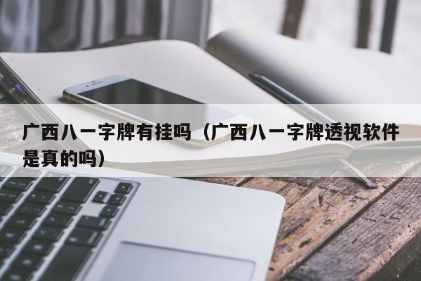 广西八一字牌有挂吗（广西八一字牌透视软件是真的吗）