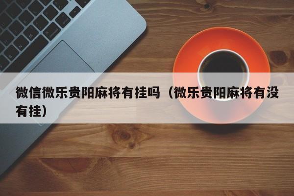 微信微乐贵阳麻将有挂吗（微乐贵阳麻将有没有挂）