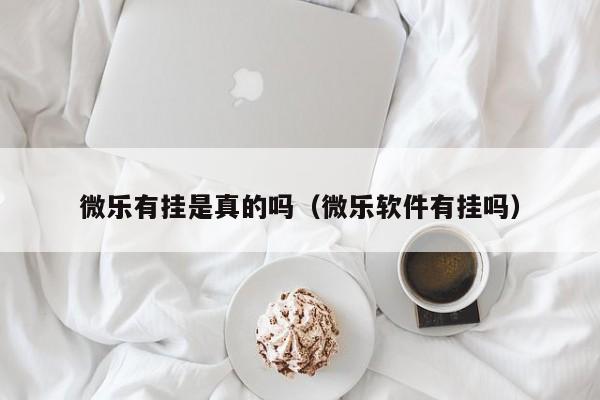 微乐有挂是真的吗（微乐软件有挂吗）